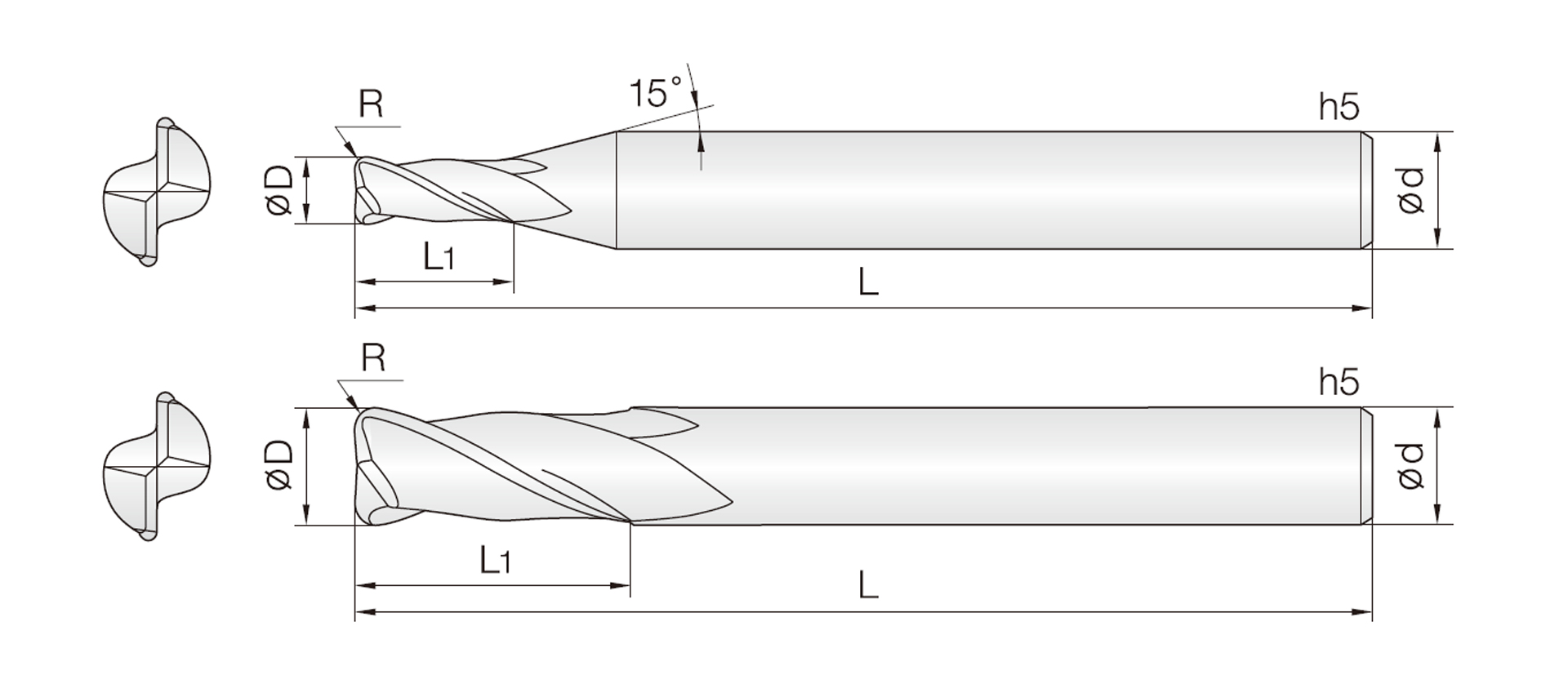 2JJC (JJ ラジアスエンドミル)
