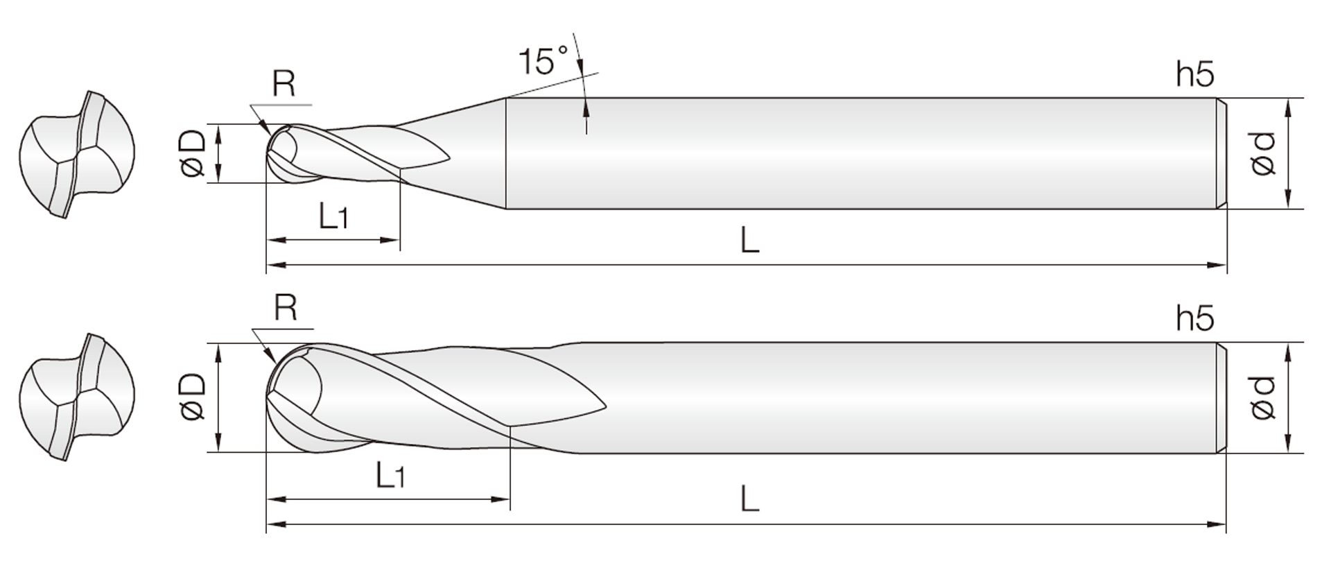 2HCB (표준 길이 볼)