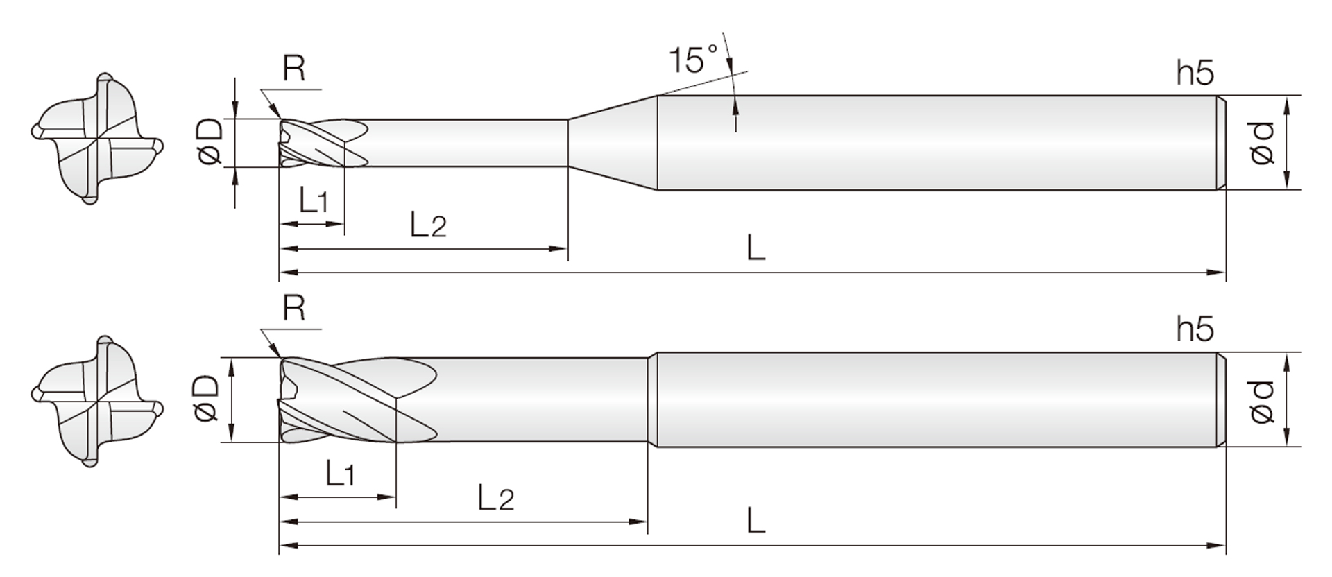 4CRE (Rippen-Torusfräser)