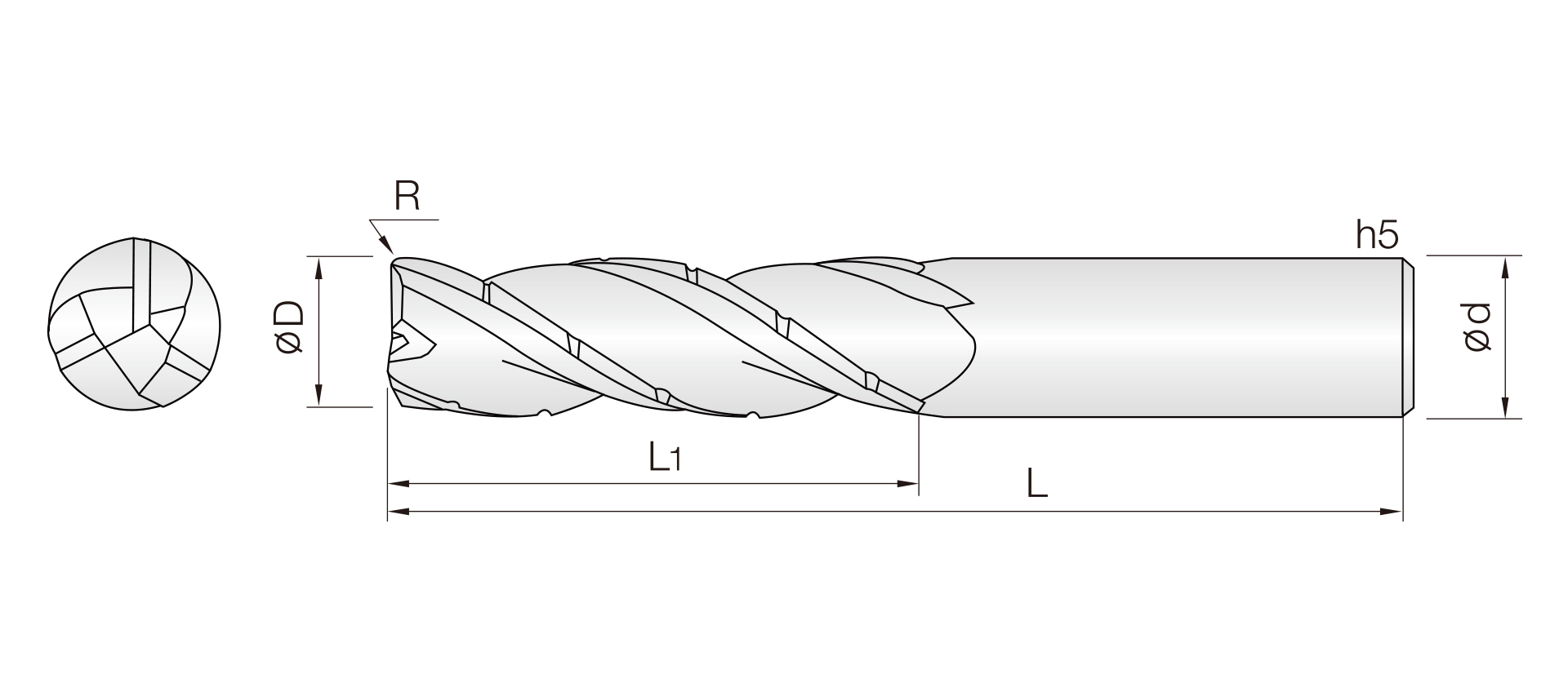 3ALCB (고이송 황삭 전용 엔드밀)