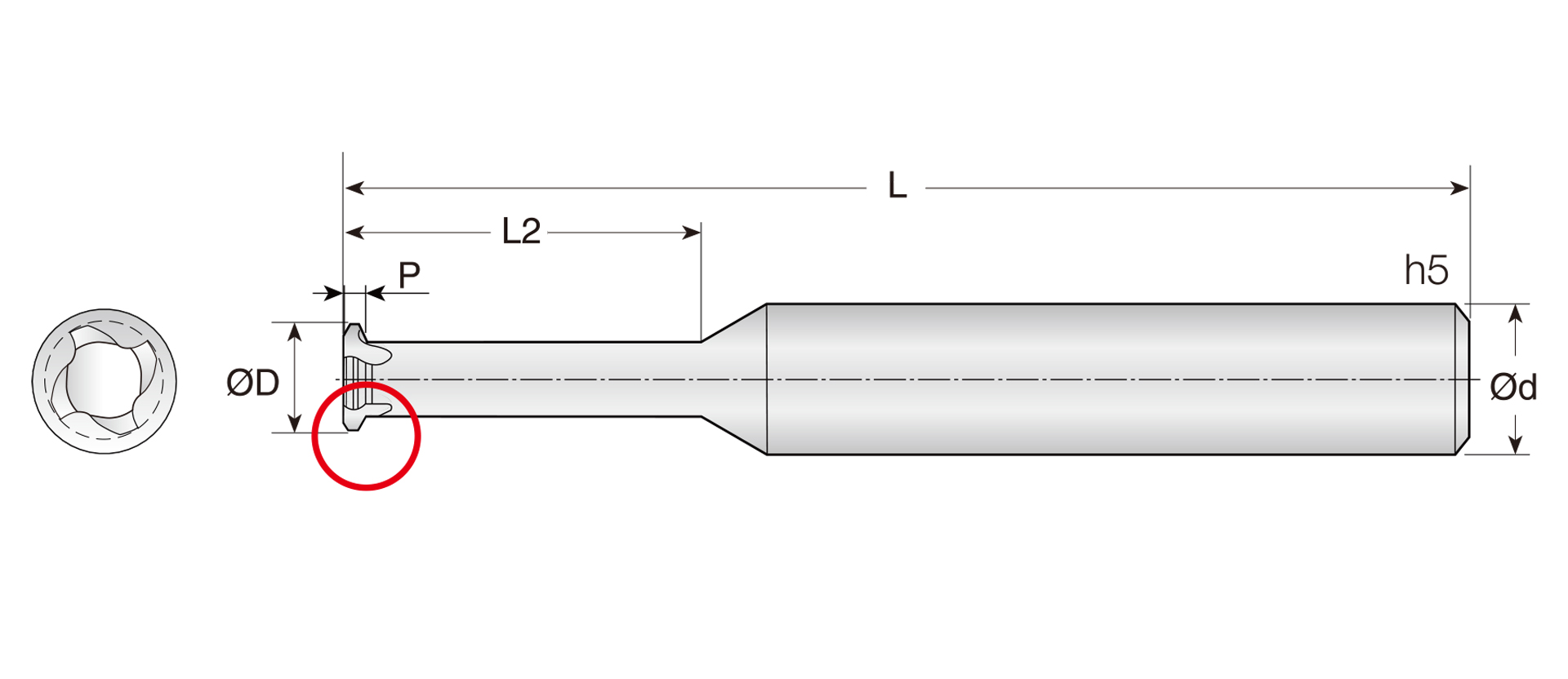 4TRTMS (SUS용 TR나사 쓰레드밀)